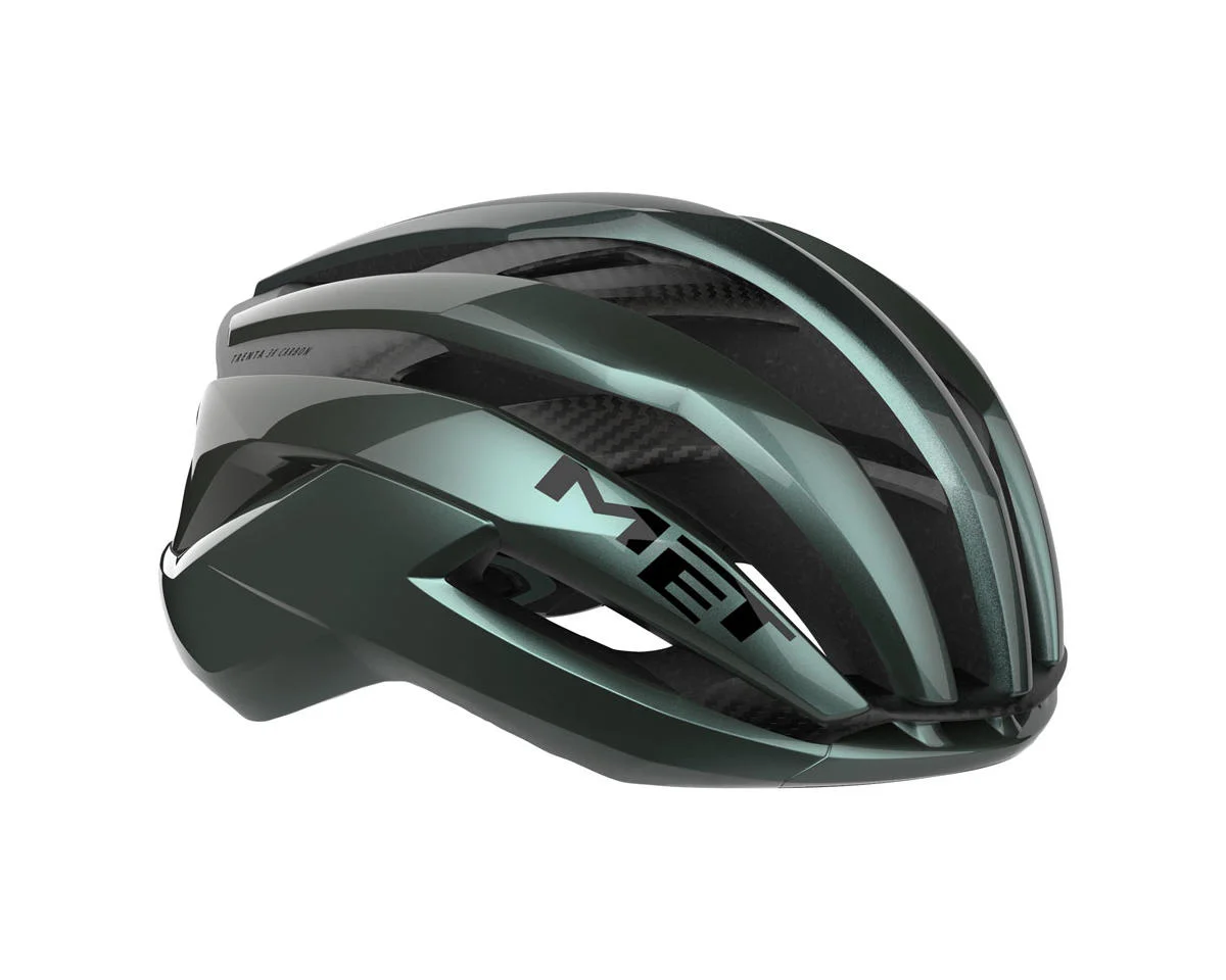 Met Trenta 3K Carbon MIPS Road Helmet (Hyper Teal) (M)